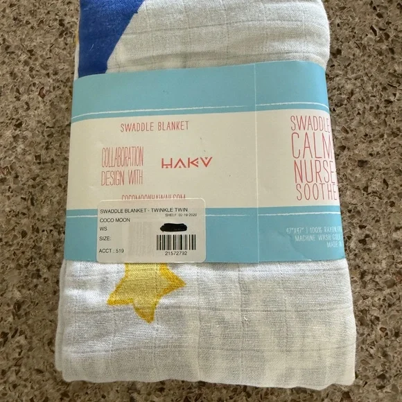 Coco Moon Rare NWT Twinkle Twinkle Little Hoku Swaddle - Picture 2 of 2